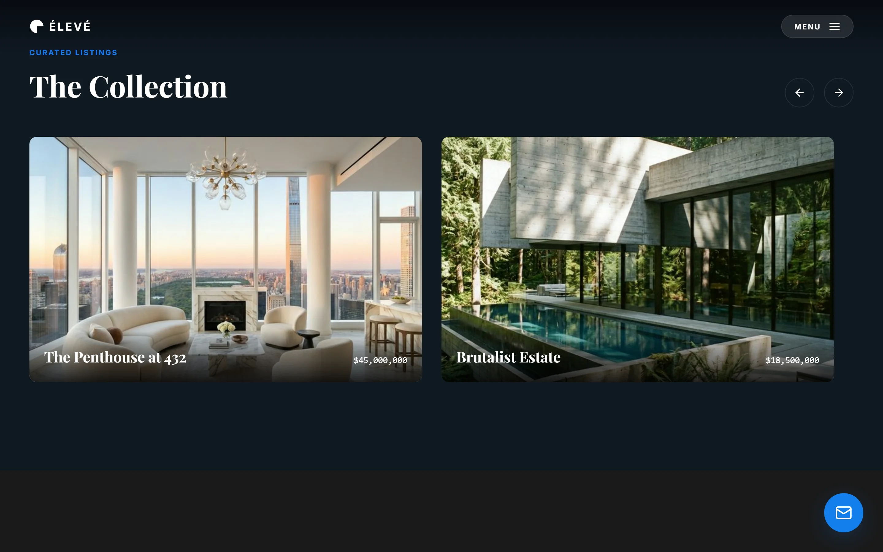 THE COLLECTION — Curated Listings Carousel