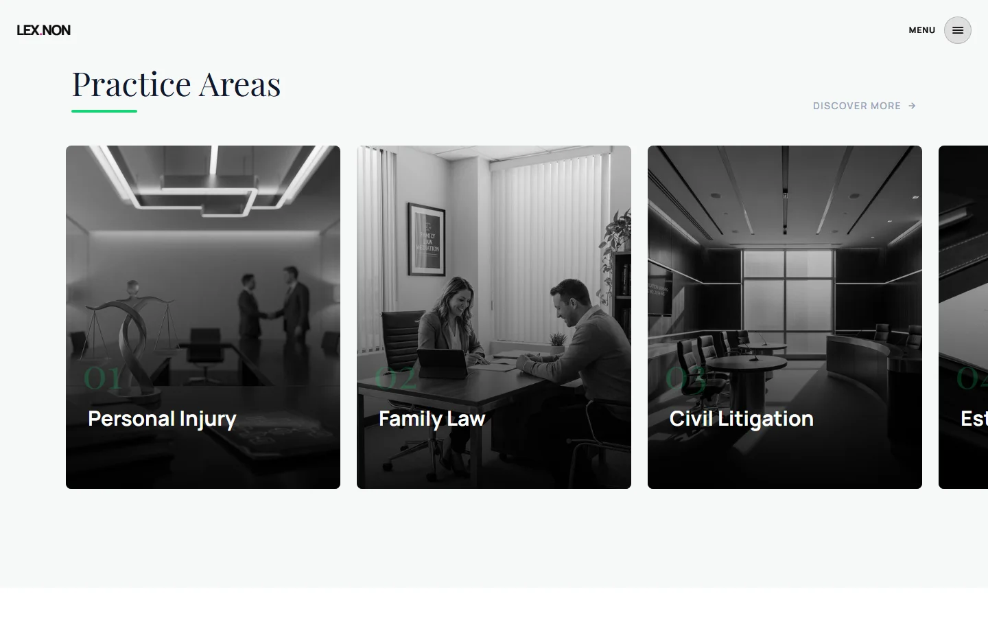 PRACTICE AREAS — Four Domains, One Standard